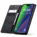 Spacecase Wallet iPhone 15 black
