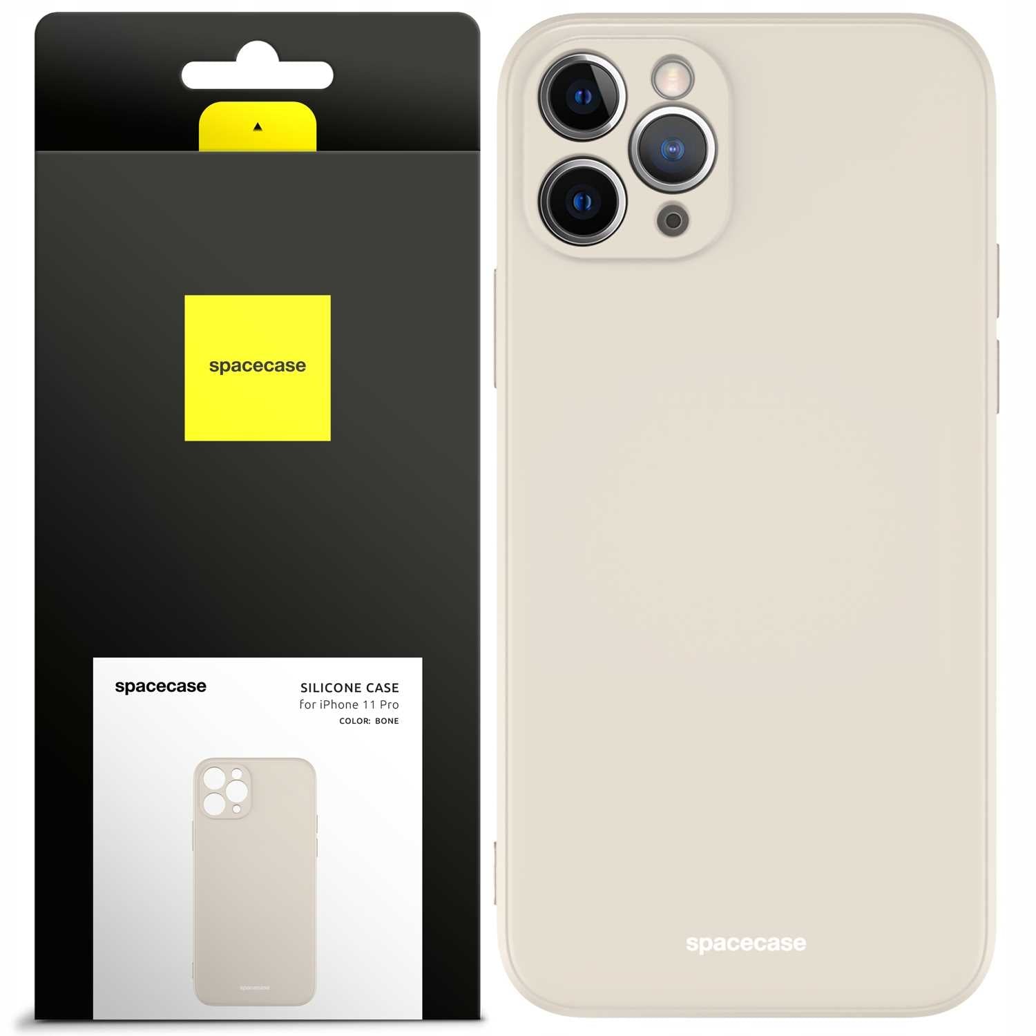 Spacecase Silicone Case iPhone 11 Pro bone