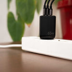 Spacecase USB Charger 65W GaN SC008B black