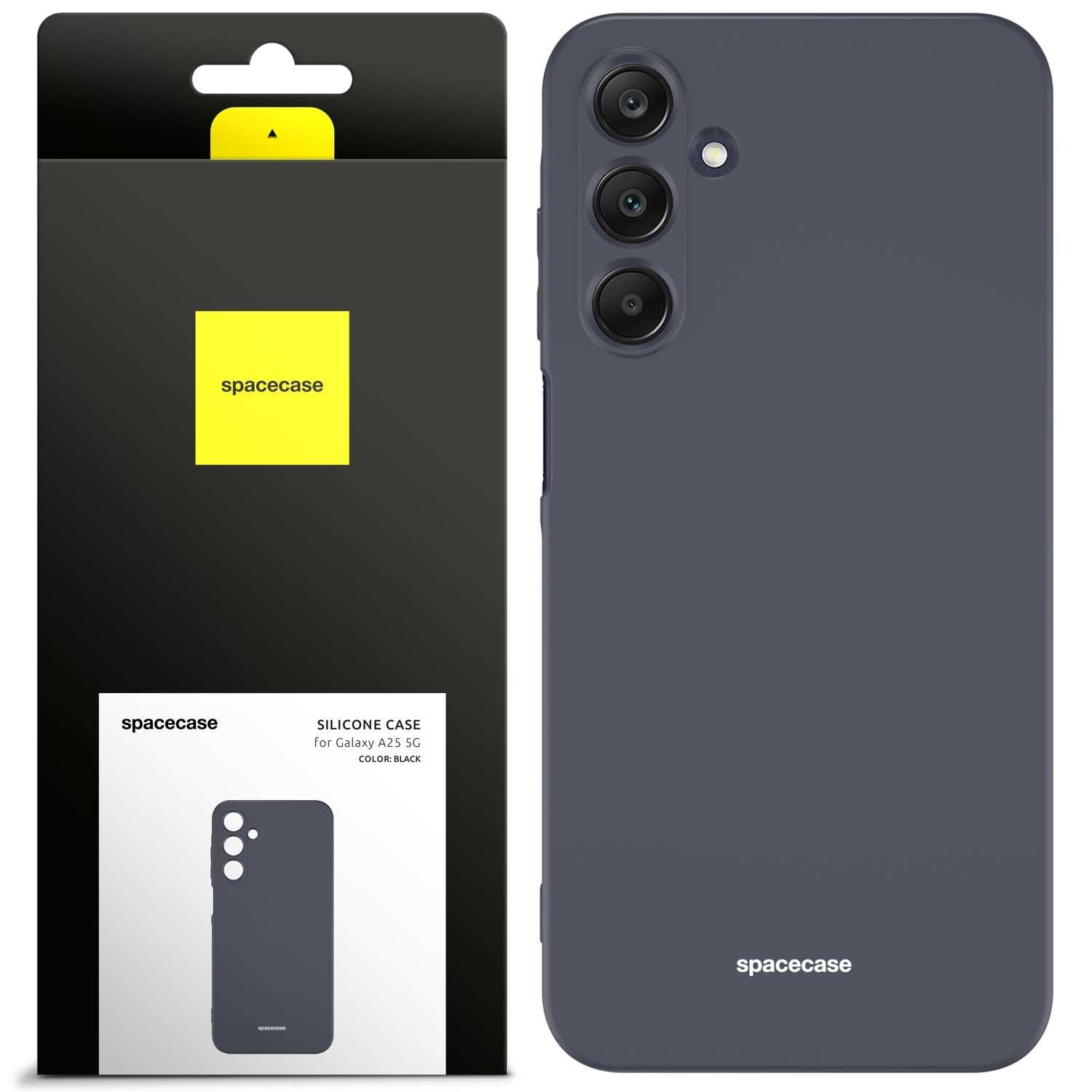 Spacecase Silicone Case Galaxy A25 5G black