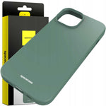 Spacecase Silicone Case iPhone 15 dark green