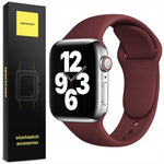 Spacecase Silicone Band AW 42/44/45 burgundy