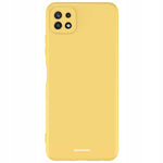Spacecase Silicone Case Galaxy A22 5G yellow