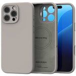 Spacecase Silicone Mag iPhone 16 Pro Max stone