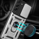 Spacecase Camring Galaxy S22 silver