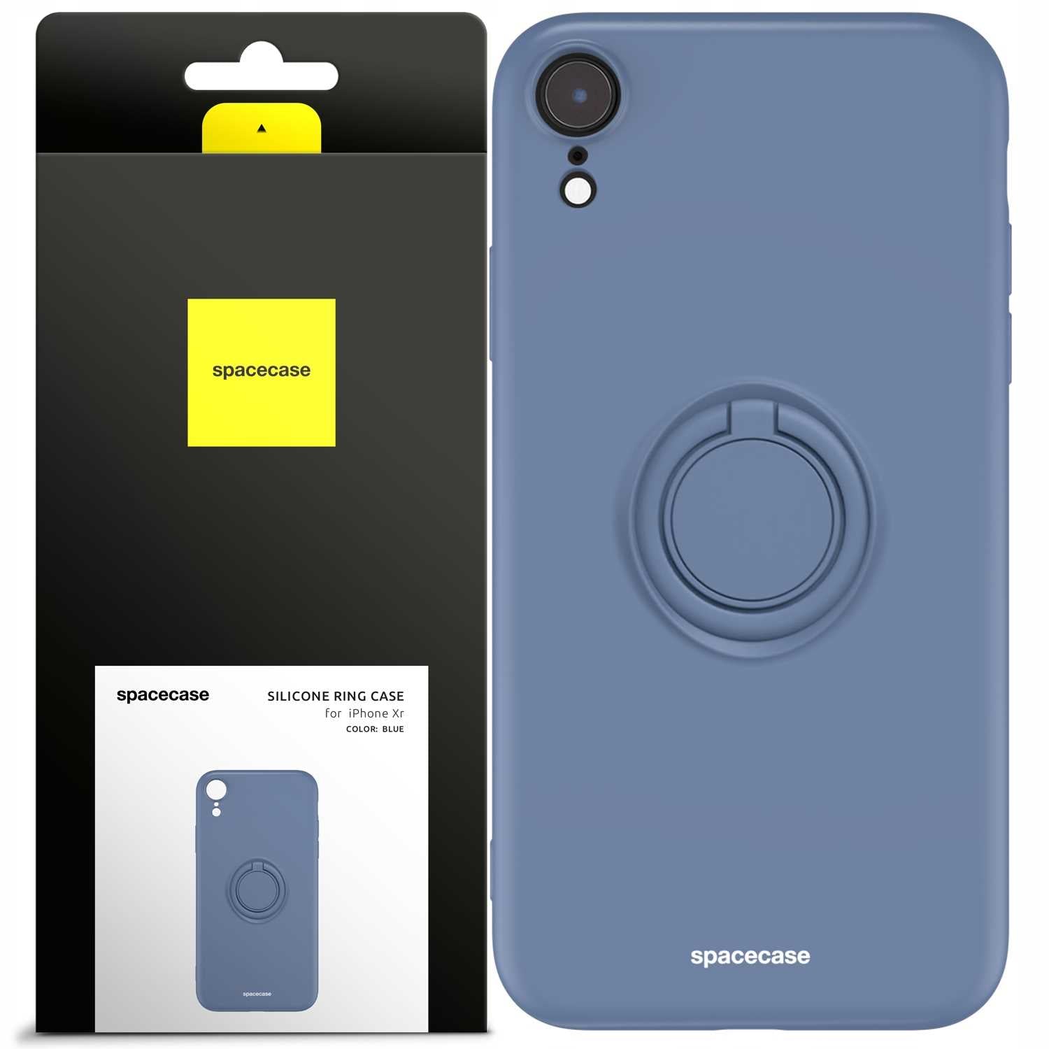 Spacecase Silicone Ring iPhone Xr blue