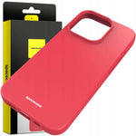 Spacecase Silicone Case iPhone 15 Pro red