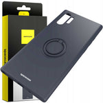 Spacecase Silicone Ring Galaxy Note 10+ black