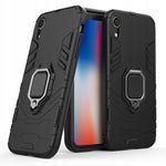Spacecase X-Ring iPhone XR czarny