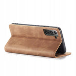 Spacecase Wallet Galaxy S22+ light brown