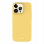 Spacecase Silicone Case iPhone 14 Pro Max yellow