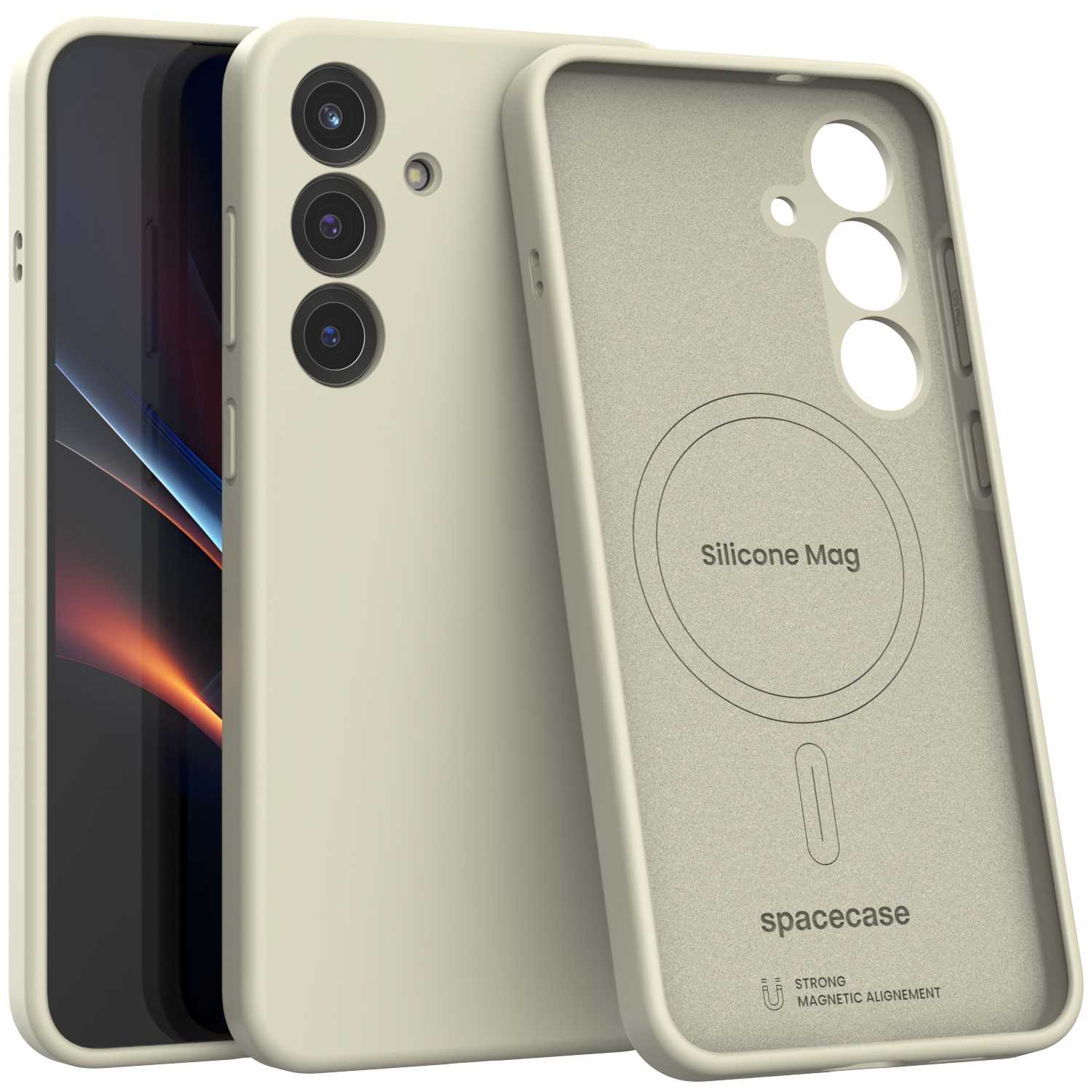 Spacecase Silicone Mag Galaxy S25+ beige
