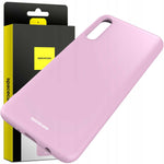 Spacecase Silicone Case Galaxy A70 lilac