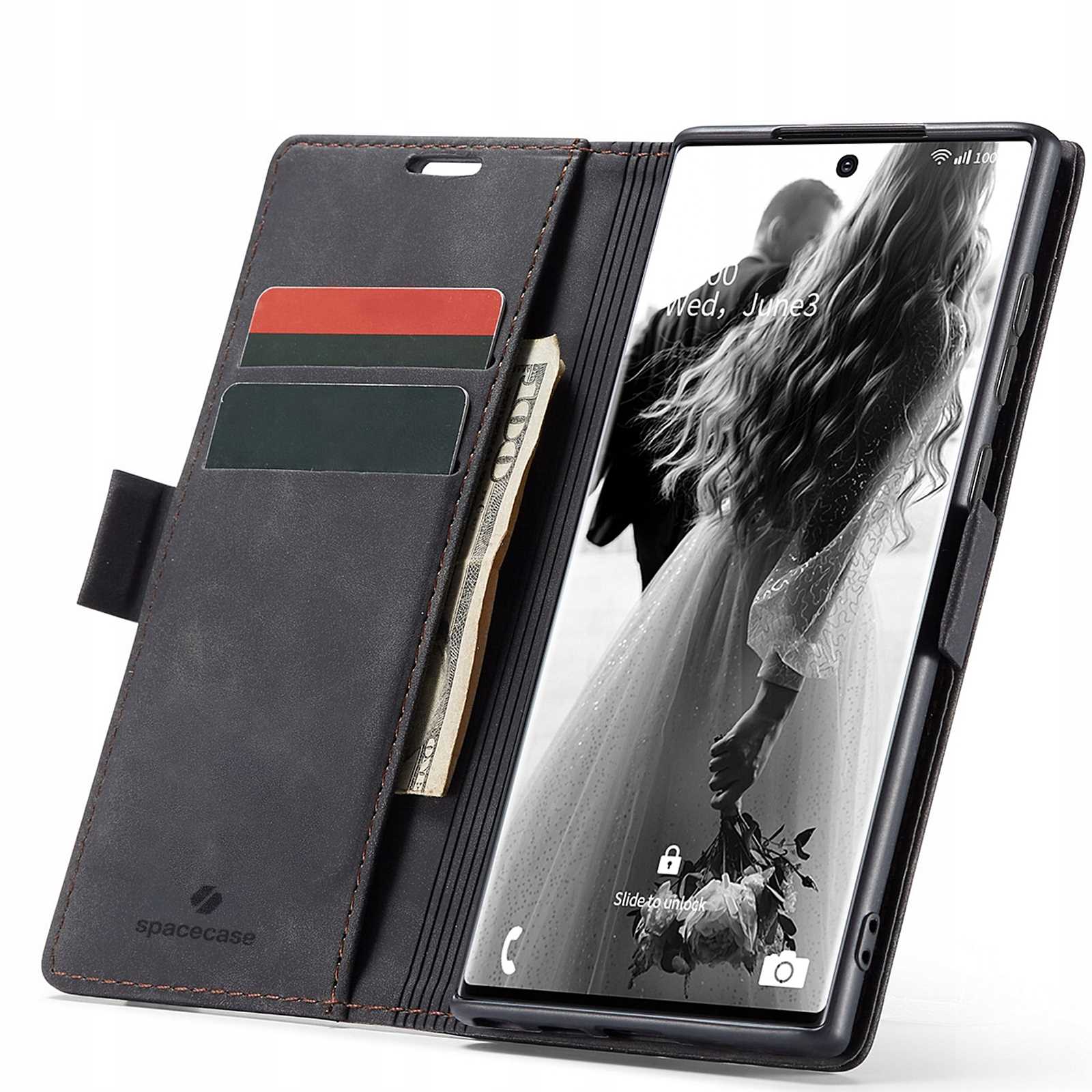 Spacecase Wallet Galaxy Note 20 Ultra black