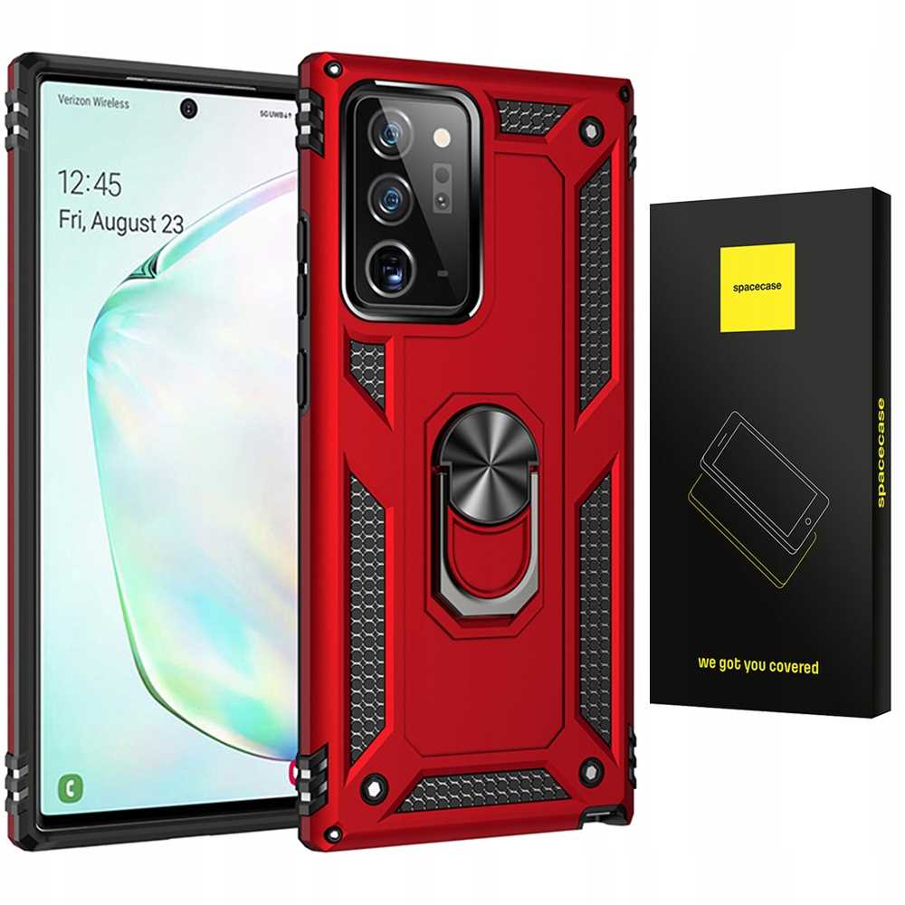 Spacecase Ring NX Galaxy Note 20 ultra czerwony