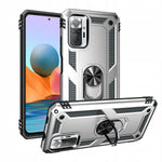 Spacecase Ring NX Redmi Note 10 Pro srebrny