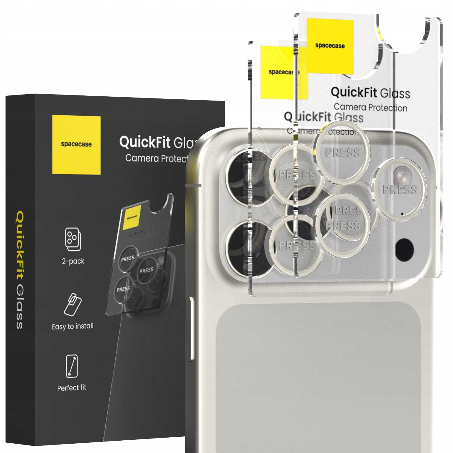 Spacecase Quickfit Camera iPhone 17 Pro / 17 Pro Max silver