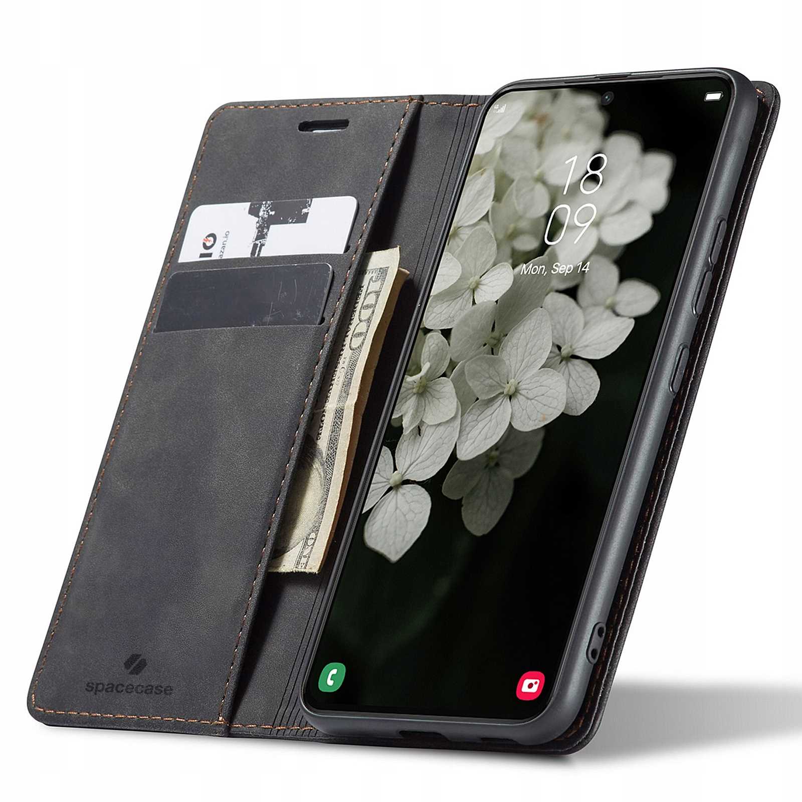 Spacecase Wallet Galaxy S22 black