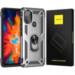 Spacecase Ring NX Motorola Moto G50 srebrny