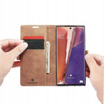 Spacecase Wallet Galaxy Note 20 light brown