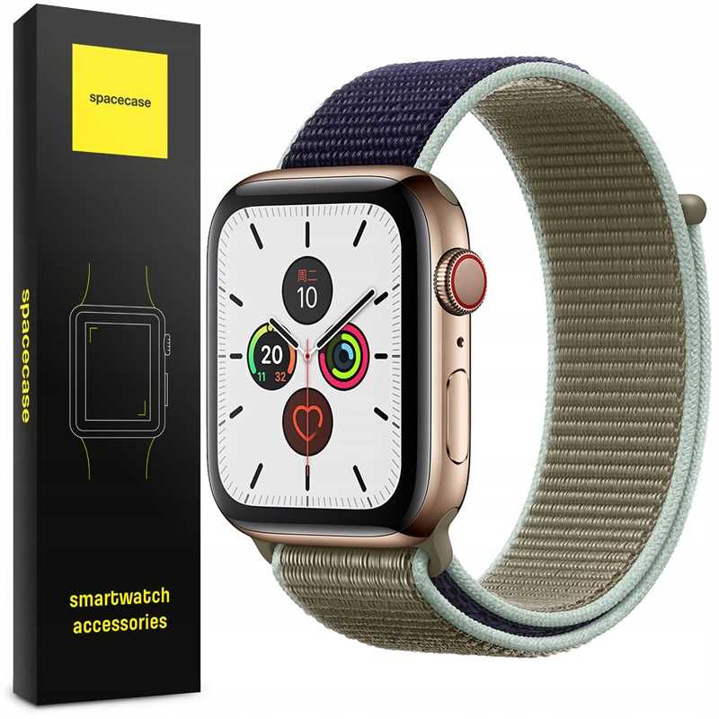 Spacecase Nylon Strap AW 38/40/41 navy blue/khaki