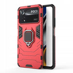 Spacecase X-Ring Poco X4 Pro 5G czerwony