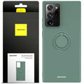 Spacecase Silicone Ring Galaxy Note 20 Ultra dark green