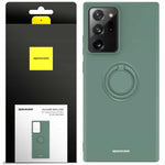 Spacecase Silicone Ring Galaxy Note 20 Ultra dark green