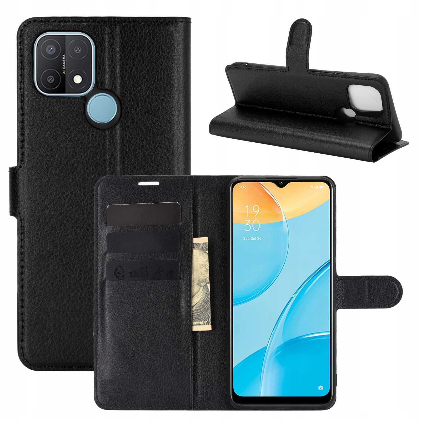 LITCHI Oppo A15 czarny