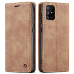 Spacecase Wallet Galaxy A71 light brown