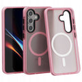 Spacecase Hybrid Fusion Mag Galaxy S25 pink