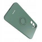 Spacecase Silicone Ring Galaxy A35 5G dark green