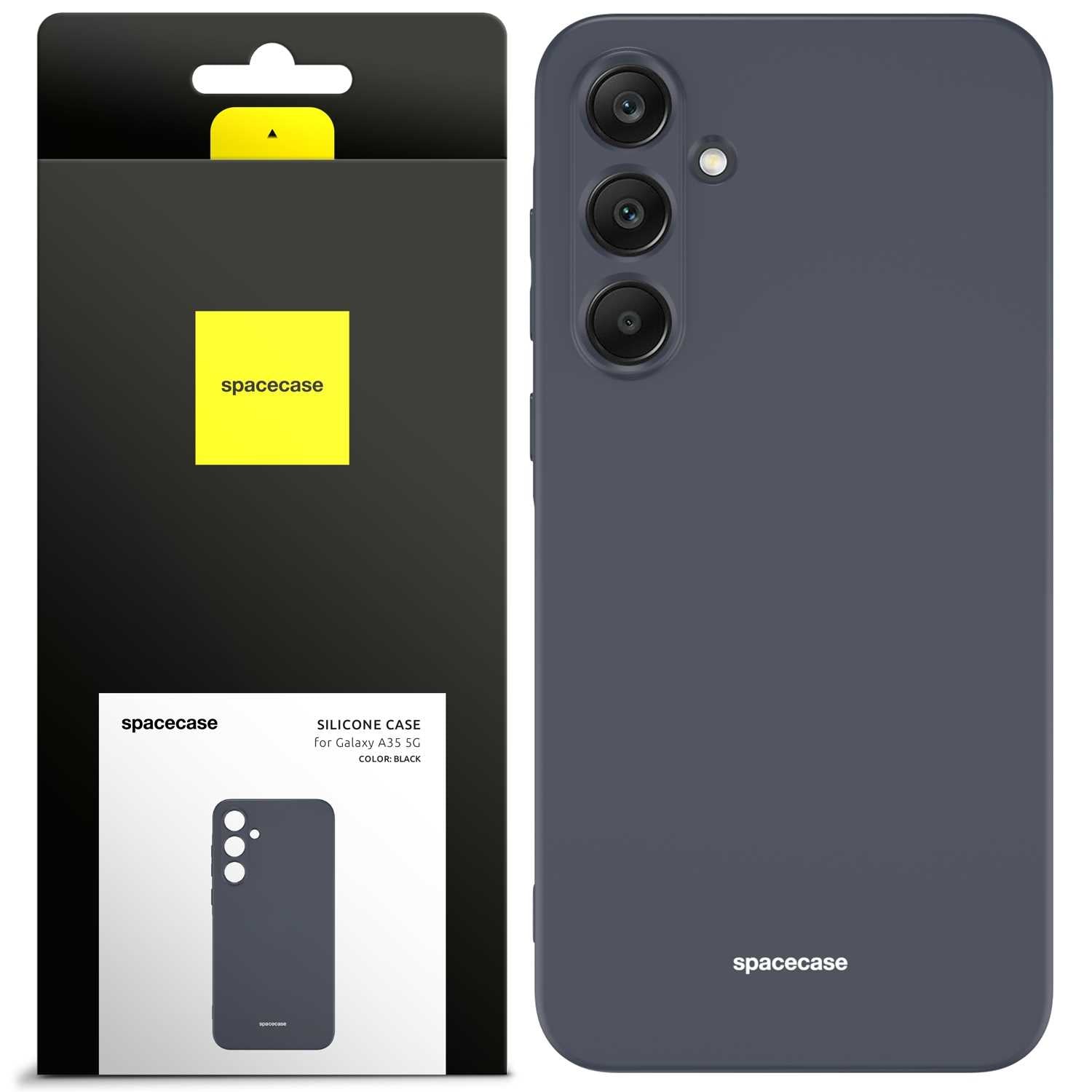 Spacecase Silicone Case Galaxy A35 5G black