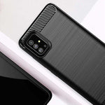 Spacecase Carbon Galaxy A51 czarny