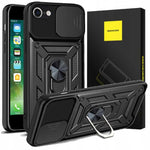 Spacecase Camring iPhone 7/8/SE black