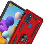 Spacecase Ring NX Galaxy A21S czerwony