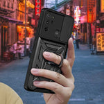 Spacecase Camring Motorola Moto G60s black