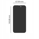 Spacecase Glass Privacy iPhone 15 / 16