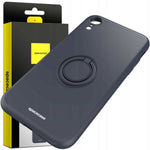 Spacecase Silicone Ring iPhone Xr black
