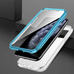 Spacecase Marble 360 iPhone 11 pro niebieski