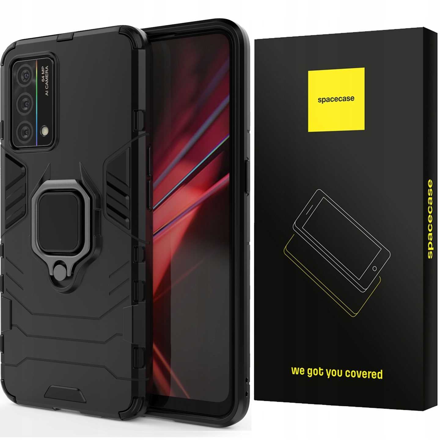 Spacecase X-Ring Realme GT Master Edition czarny