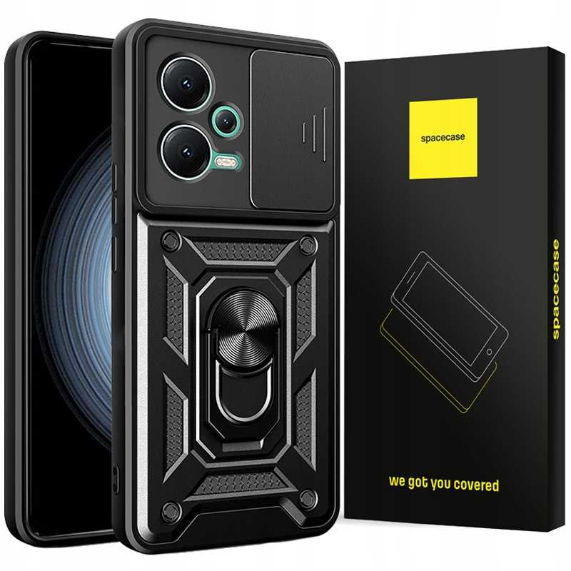 Spacecase Camring Poco X5/Redmi Note 12 5G black