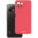 Spacecase Silicone Case Xiaomi Mi 11 Lite red
