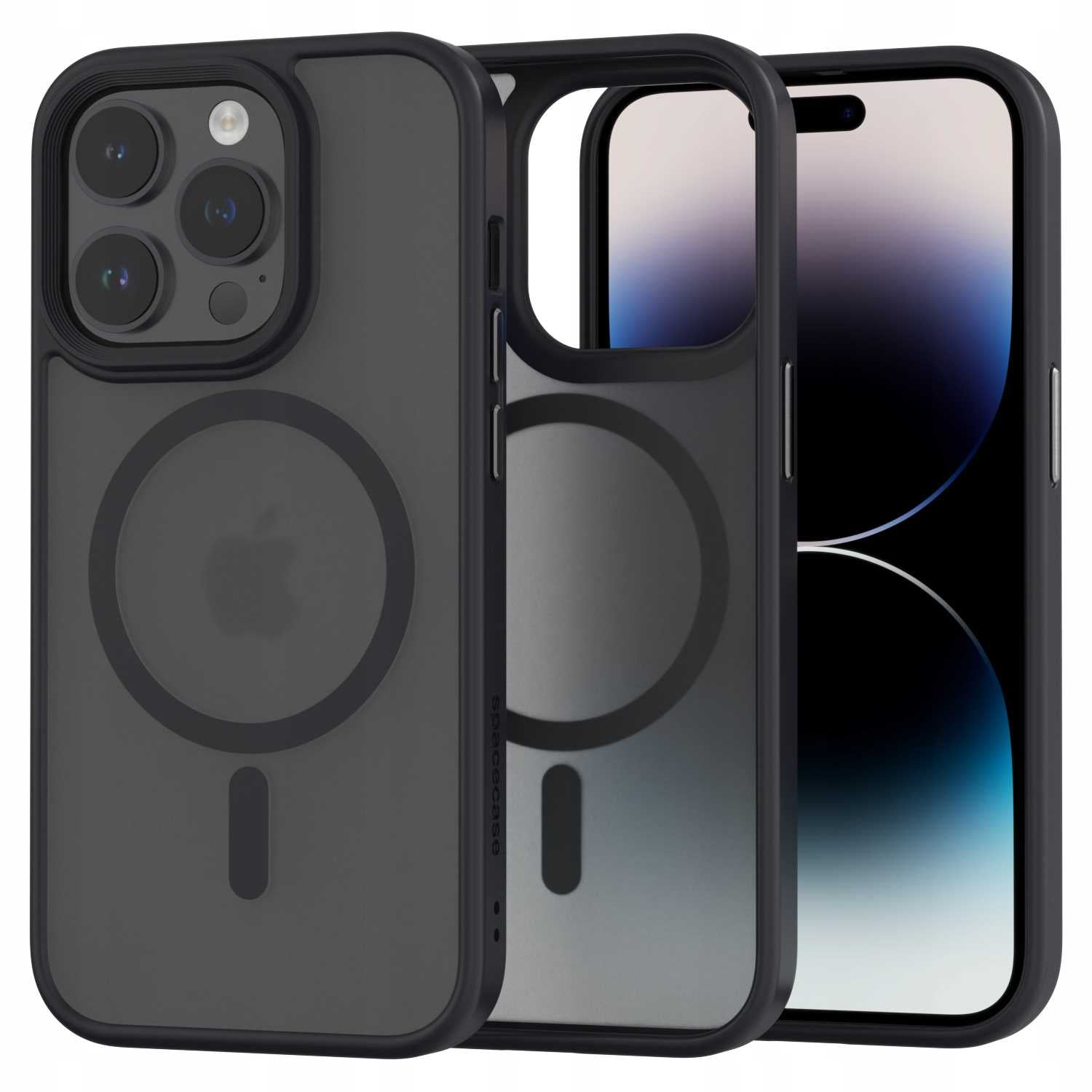 Spacecase Hybrid Mag iPhone 14 Pro black