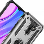 Spacecase Ring NX Redmi 9 srebrny