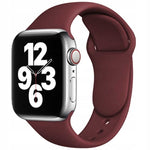 Spacecase Silicone Band AW 42/44/45 burgundy