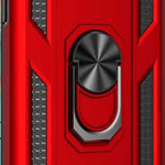 Spacecase Ring NX Galaxy S21 FE czerwony