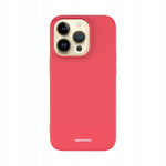 Spacecase Silicone Case iPhone 14 Pro red