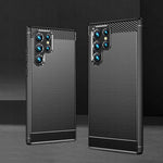 Spacecase Carbon Galaxy S23 Ultra black