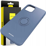 Spacecase Silicone Ring iPhone 12 Pro Max blue